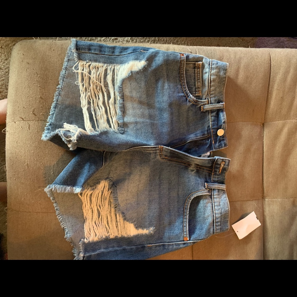 High waisted shorts